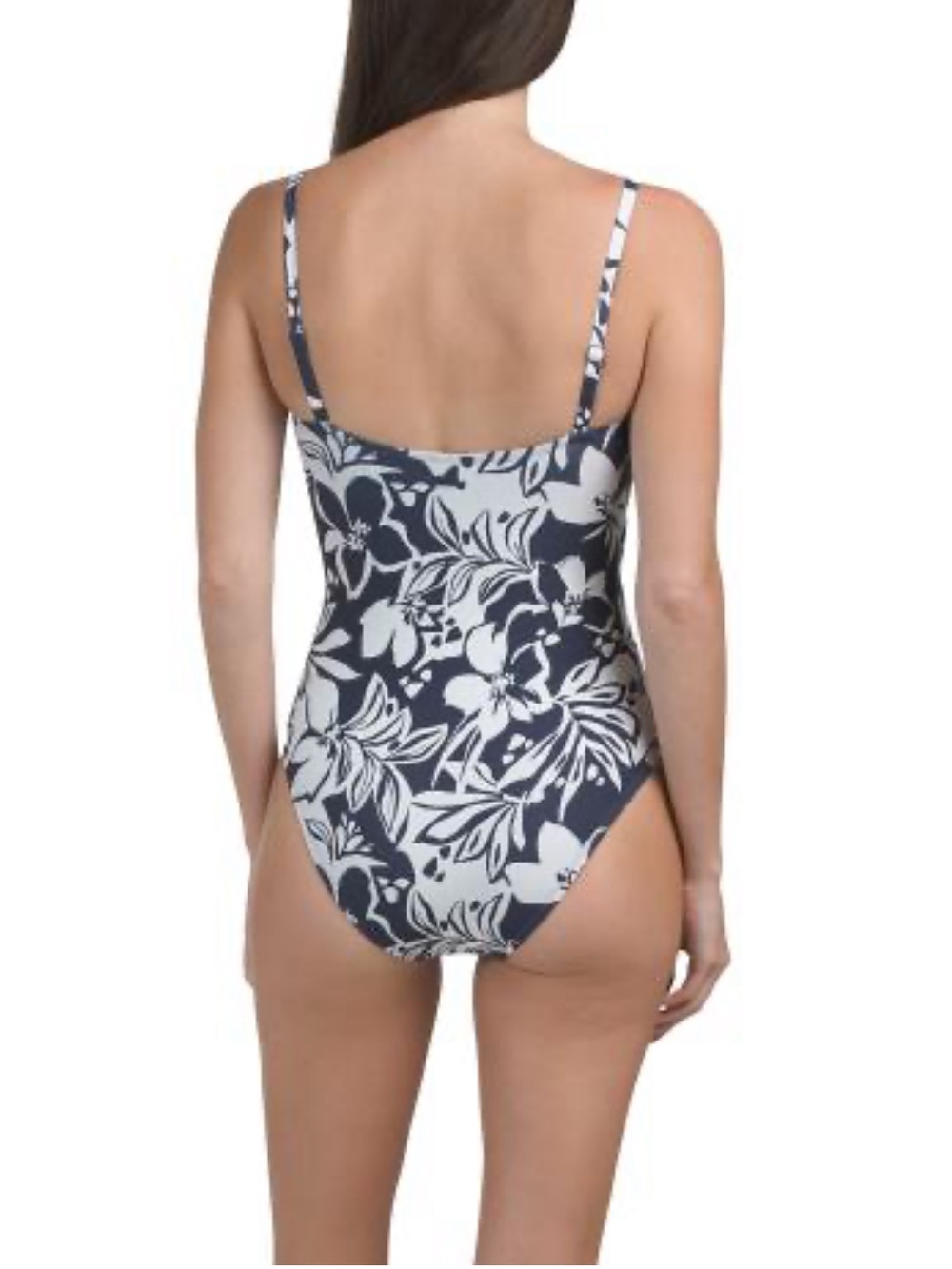 NWT Roxy swell seekers Peekaboo one piece Blue & White Cutout size S - Picture 4 of 8